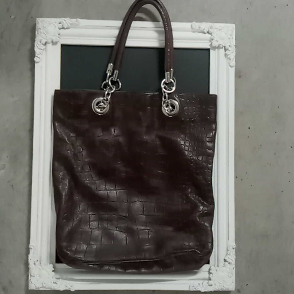 Cynthia Rowley Brown Leather Bag | Lined | EUC